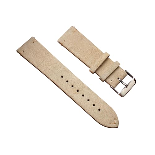 zyimodl 14-22mm Herren-/Damen-Leuchtendfarbiges Handgefertigtes Wildleder-Armband mit Schnellwechsel-Federbügel von zyimodl