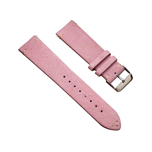 zyimodl 14-22mm Herren-/Damen-Leuchtendfarbiges Handgefertigtes Wildleder-Armband mit Schnellwechsel-Federbügel von zyimodl