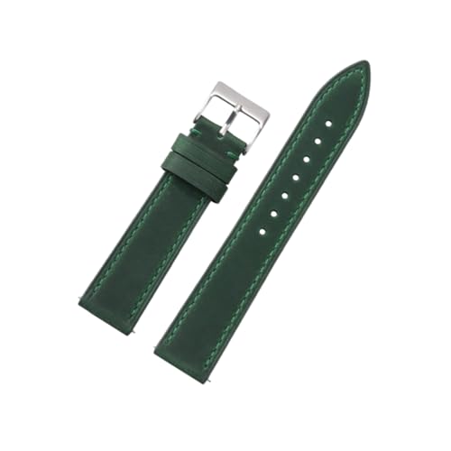 zyimodl 18-22mm Schnellwechsel-Vintage wasserdichtes Nubukleder-Armband für mechanische Uhren von zyimodl