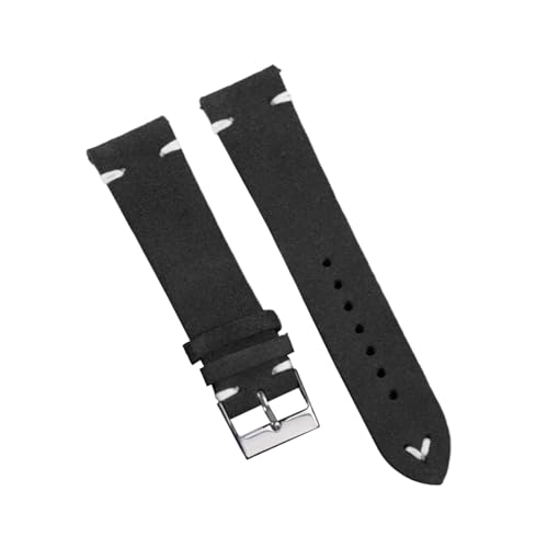 zyimodl 18-22mm Uni-Farben Verdicktes hautfreundliches Wildleder-Armband mit Schnellwechsel-Federbügel zyimodl 18-22mm Uni-Farben Verdicktes hautfreundliches Wildleder-Armband mit Schnellwechsel-Federbügel von zyimodl