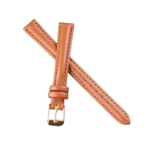 zyimodl 18-22mm Weiches verdicktes Rindsleder-Smartwatch-Armband für Damen von zyimodl