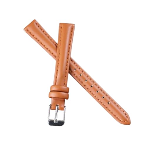 zyimodl 18-22mm Weiches verdicktes Rindsleder-Smartwatch-Armband für Damen von zyimodl