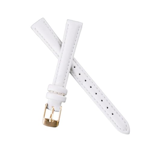 zyimodl 18-22mm Weiches verdicktes Rindsleder-Smartwatch-Armband für Damen von zyimodl