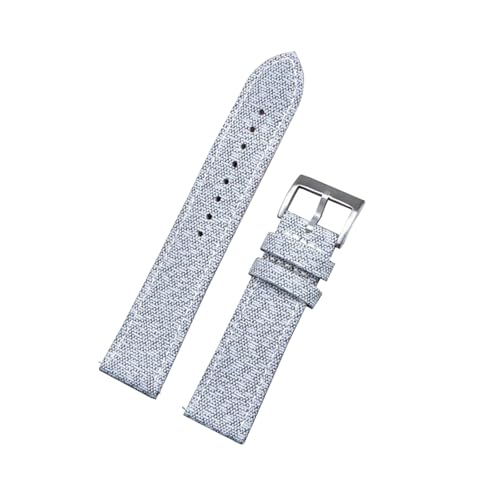 zyimodl 20-22mm Herren-Atmungsaktives Nylon-Canvas-Armband mit allergikerfreundlichem wasserdichtem Rindslederfutter zyimodl 20-22mm Herren-Atmungsaktives Nylon-Canvas-Armband mit allergikerfreundlichem wasserdichtem Rindslederfutter von zyimodl