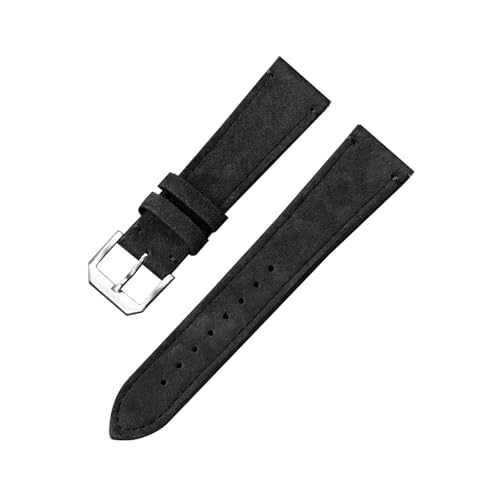 zyimodl 20-22mm Herren-Weiches hautfreundliches Wildleder-Armband mit Schnellwechsel-Federbügel von zyimodl