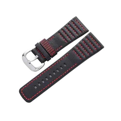 zyimodl 28mm Schwarzes weiches hautfreundliches Rindsleder-Armband mit Bunter Steppverzierung zyimodl 28mm Schwarzes weiches hautfreundliches Rindsleder-Armband mit Bunter Steppverzierung von zyimodl