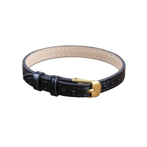zyimodl 8-10mm Damen-Bambusmatter Wasserdichtes Rindsleder-Armband mit Edelstahl-Dornschließe zyimodl 8-10mm Damen-Bambusmatter Wasserdichtes Rindsleder-Armband mit Edelstahl-Dornschließe von zyimodl