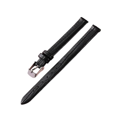 zyimodl 8-16mm Kleingröße Echsenmuster Wasserdichtes Kalbsleder-Armband für Damen-Quarzuhren von zyimodl