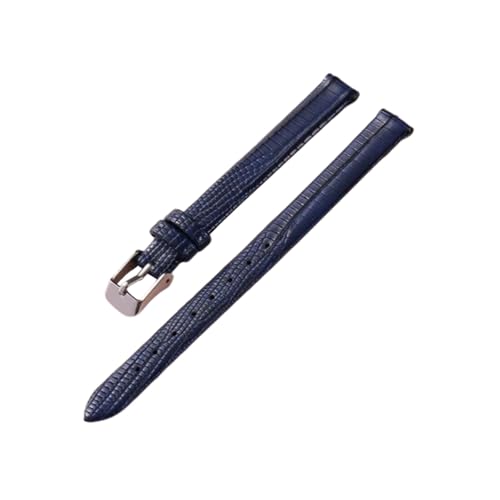 zyimodl 8-16mm Kleingröße Echsenmuster Wasserdichtes Kalbsleder-Armband für Damen-Quarzuhren von zyimodl