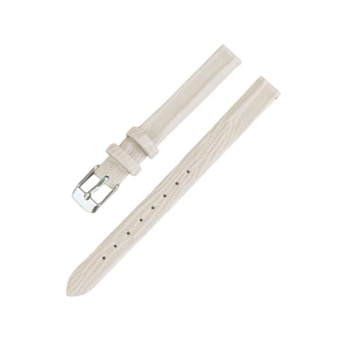 zyimodl 8-16mm Kleingröße Echsenmuster Wasserdichtes Kalbsleder-Armband für Damen-Quarzuhren von zyimodl