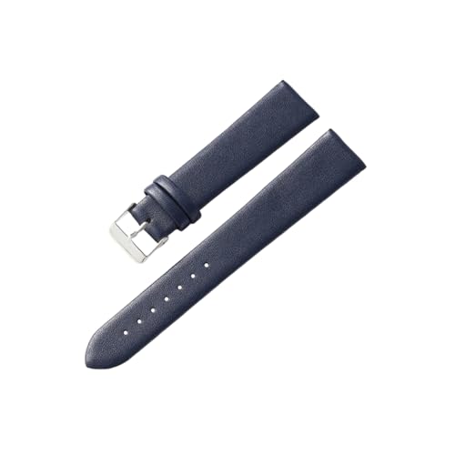 zyimodl 8-24mm Uni-Farben Glattgeprägtes hautfreundliches Rindsleder-Armband mit Edelstahl-Dorn von zyimodl