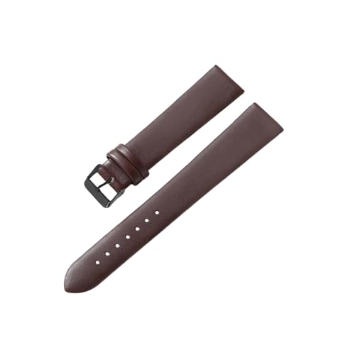 zyimodl 8-24mm Uni-Farben Glattgeprägtes hautfreundliches Rindsleder-Armband mit Edelstahl-Dorn von zyimodl
