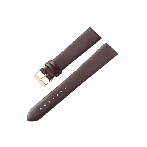zyimodl 8-24mm Uni-Farben Glattgeprägtes hautfreundliches Rindsleder-Armband mit Edelstahl-Dorn von zyimodl