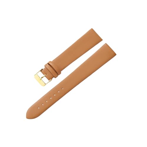 zyimodl 8-24mm Uni-Farben Glattgeprägtes hautfreundliches Rindsleder-Armband mit Edelstahl-Dorn von zyimodl