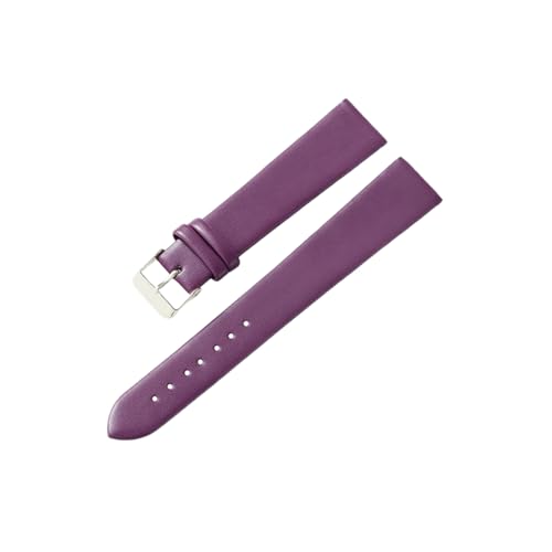 zyimodl 8-24mm Uni-Farben Glattgeprägtes hautfreundliches Rindsleder-Armband mit Edelstahl-Dorn von zyimodl