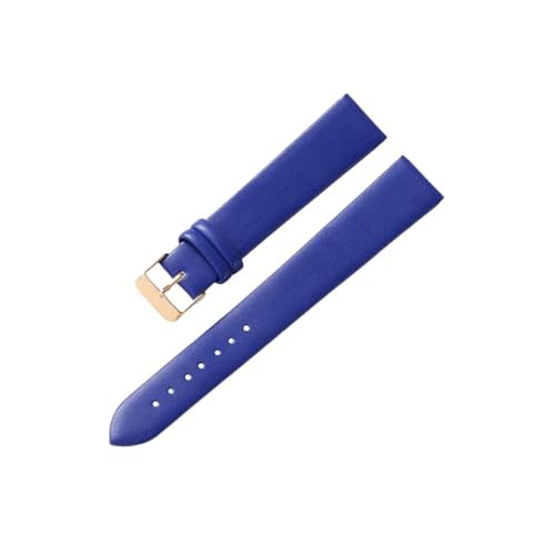 zyimodl 8-24mm Uni-Farben Glattgeprägtes hautfreundliches Rindsleder-Armband mit Edelstahl-Dorn von zyimodl