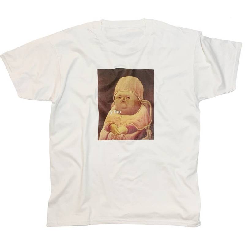 Y Tho Lustiges Meme Canvas T-Shirt in Weiß Oder Schwarz Von Reddit von zzzebraaa